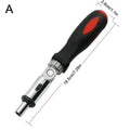1 Hex Interface Multi-function Magnetic Bit Ratchet Screwdriver Angle Zpaxo A