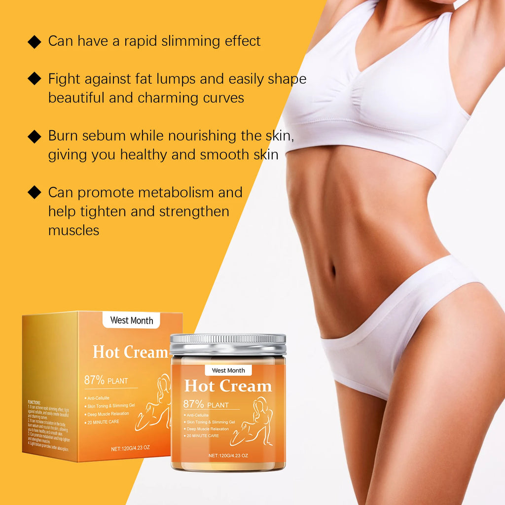 Fat Burner Weight Loss Cream Anti Cellulite Shaping Sculpting Firming Arms Belly Abdomen Thigh Legs Full Body Massager Hot Cream Zpaxo