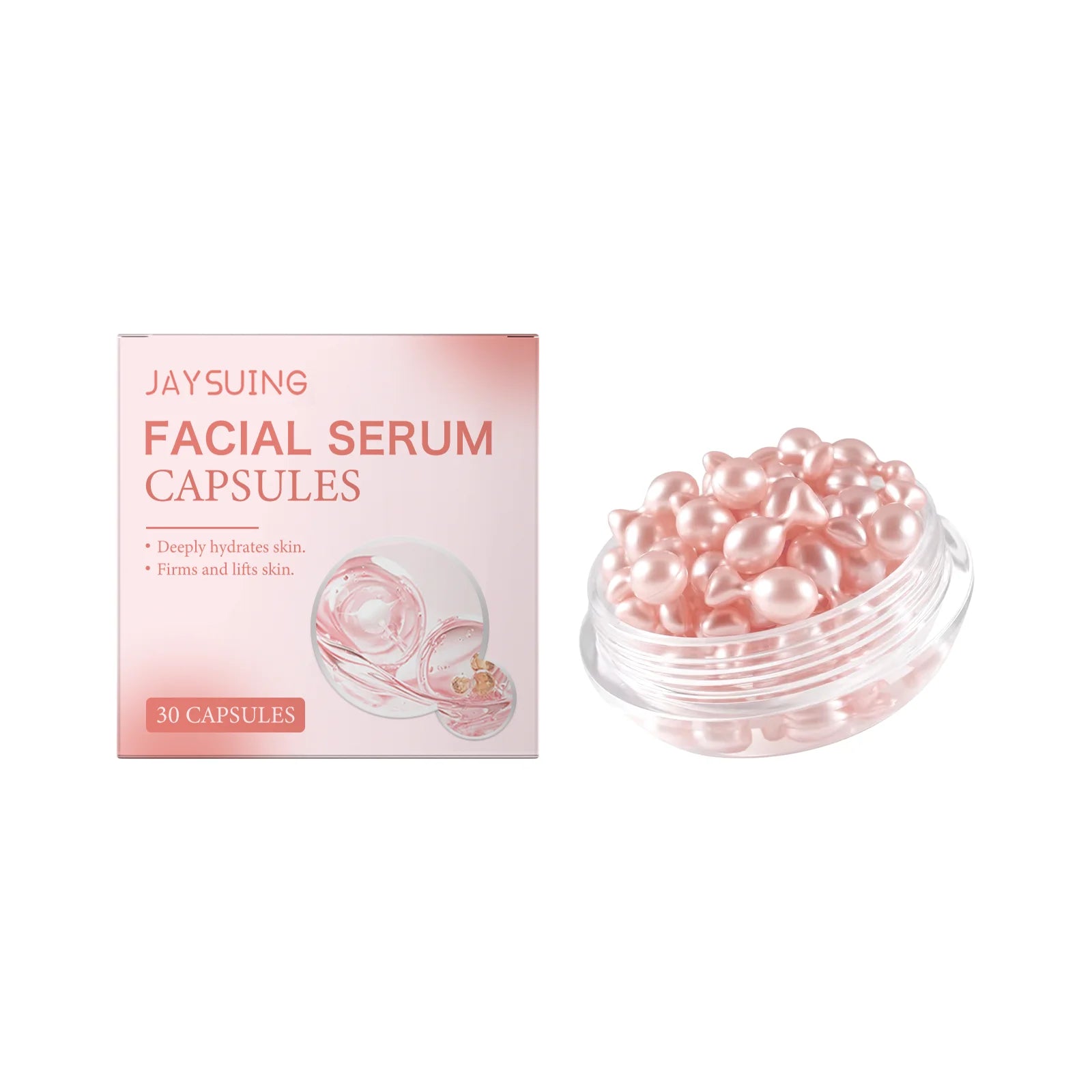 Jaysuing Retinol Face Essence Capsules – Firming Anti-Aging Serum Retinol Face Serum Zpaxo 30 CAPSULES 30 CAPSULES