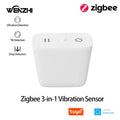 Zigbee 3-In-1 Vibration Sensor With Tilt Drop Shock Detection Battery Box For CR2450 Tuya Smart Life Home Security Automation Zpaxo China Mainland