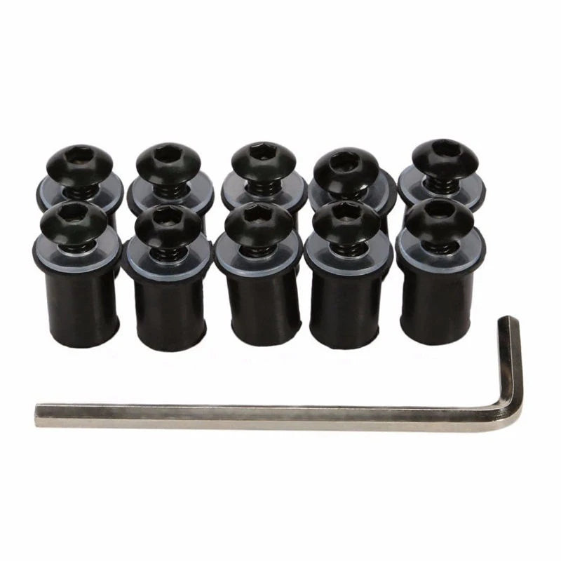 Aluminum Motorcycle M5 X CNC Windscreen Windshield Screw Bolts Nuts