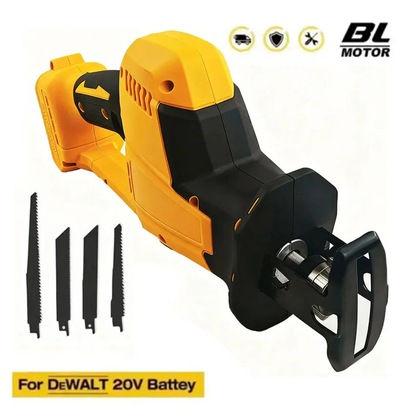 Electric Brushless Reciprocating Saw Cordless Handheld Tree Cutting