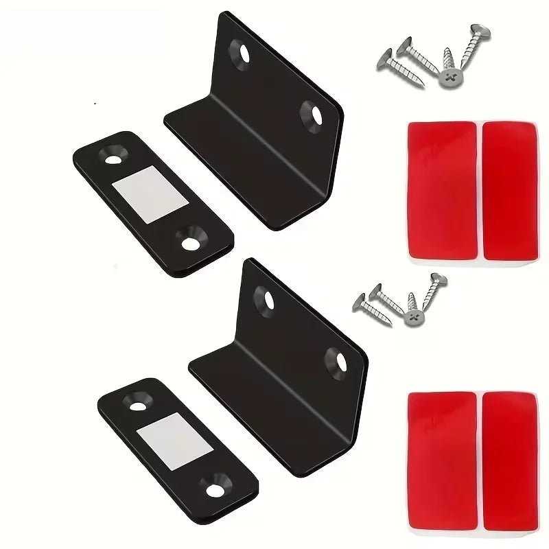 Alloy Magnetic Door Latches Invisible Strong Hold Drill-free
