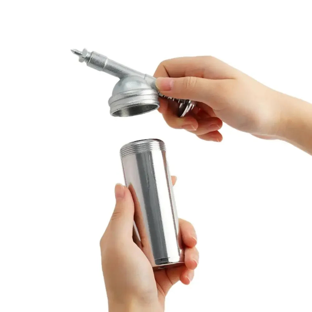 80cc Mini Handheld Grease Gun 1000PSI Pressure Oiler Manual Zpaxo