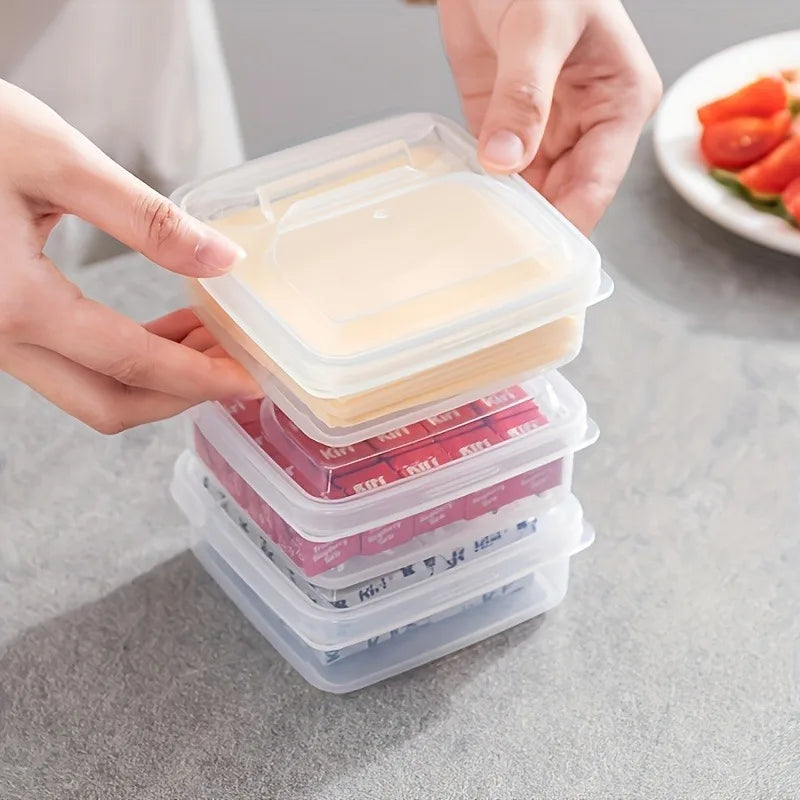 Refrigerator Cheese&butter Storage Box Flip-top Lid Food-grade