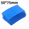 Self-adhesive Insulator Flat PVC Heat Shrink Tubing Battery Wrap Zpaxo Blue 100pcs B