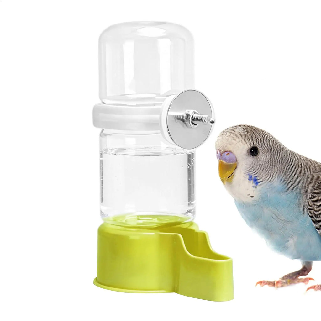 1PC Bird Water Drinker Feeder Container Automatic Pet Feeder Birdcage Hanging Water Bottle Parrot Drinking Water Food Dispenser Zpaxo