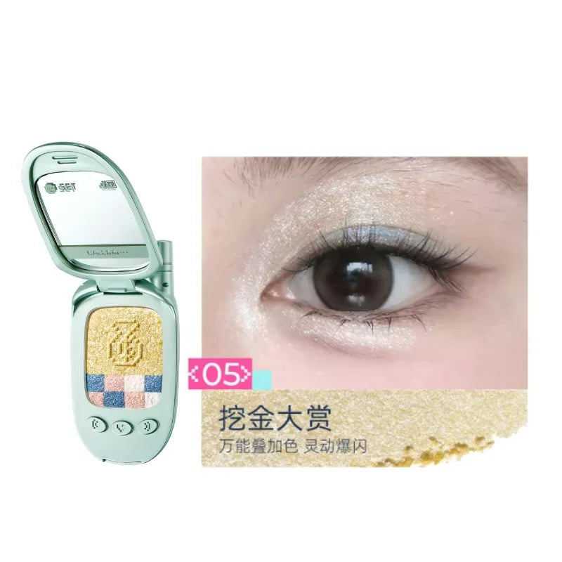 Little Ondine Japan Electronic Pets Cute Surprise Makeup Eyeshadow Lip Tint Eyeliner Pencil Essence Spray Eyebrow Facial Makeup Zpaxo powder 05