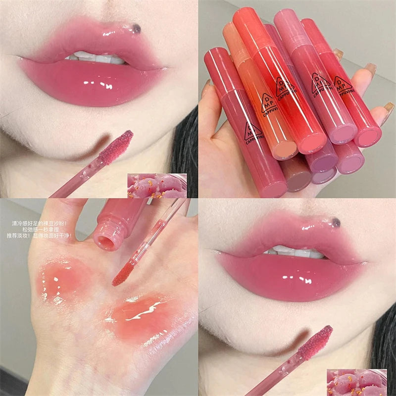 Juice Mirror Water Lip Gloss Moisturizing Hydrating Sexy Lip Tint Waterproof Liquid Lipstick Lipgloss Makeup Korean Cosmetics Zpaxo 04