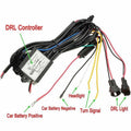 1Pc 12V 30W DRL Control Switch Harness Car DRL Daytime Running Light Dimmer Dimming Relay Control Switch Harness Zpaxo black