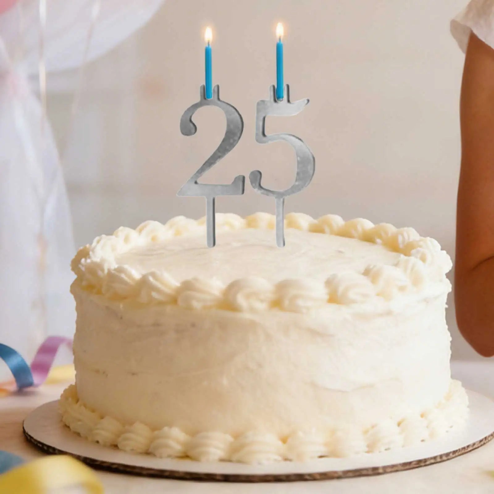 Reusable Numeral Birthday Candle Holder Number 0-9 Cake Numeric