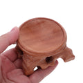Crystal Ball Display Stand Wooden Sphere Holder Decorative Pedestal