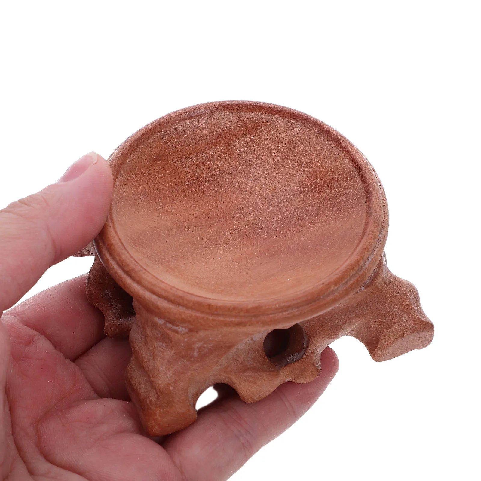 Crystal Ball Display Stand Wooden Sphere Holder Decorative Pedestal