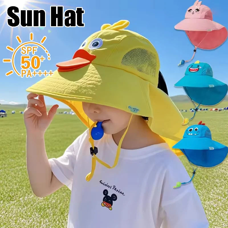 Sun Hat UPF 50+ UV Protection Fisherman Cap Toddler Boys Girls Summer