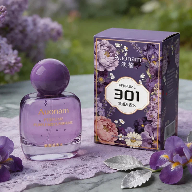 Elegant French Rose Violet Woody Perfume Sweet Romantic Floral Fruity Scent Charming Fresh Dating Feminine Eau De Toilette 50ml Zpaxo