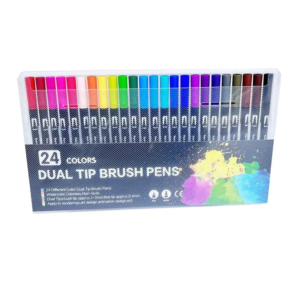 100 Quests Digital Coloring Book Funny Painting Quick-drying Zpaxo 24 colors