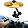 1/2PC Car Crash Cymbal Air Vent Mini Drum Car Hand-shooting Cymbals Car Drum Cymbal Air Vent Musical Instrument for Car Interior Zpaxo 1PCS Gold