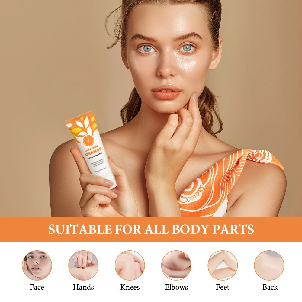 Lakerain Exfoliating Gel – Brightening Face Scrub 50g Exfoliating Face Scrub Zpaxo