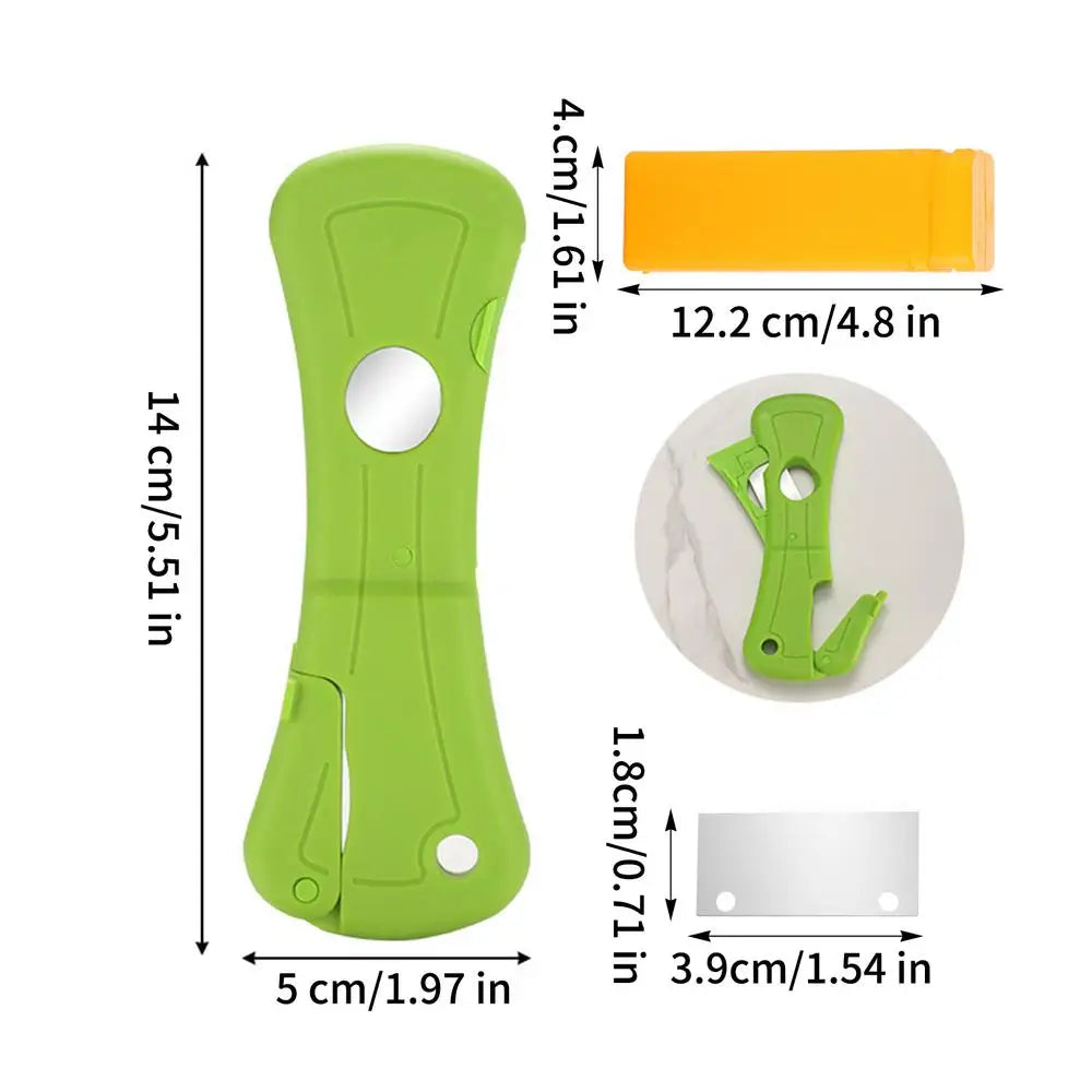 Cartridge Tip Cutter Tool Multipurpose Bottle Opener Applicator Nozzle Cartridge Tip Cutter Pocket Sealant Cutting Tool Zpaxo Green pgraded