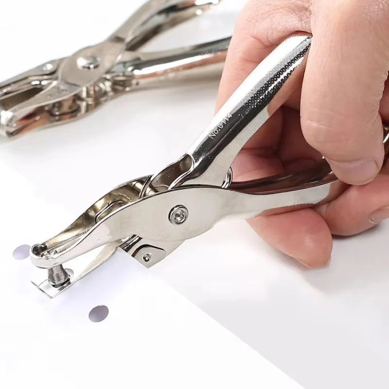 Metal Pore Diameter Punch Pliers Single Hole Puncher Hand Paper Zpaxo