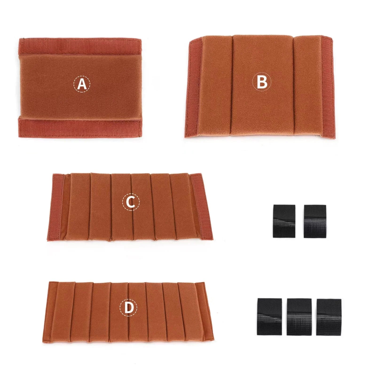 4Pcs/Set Dividers Padded Separators Portable For Camera Bag Replacement Photo Backpack Knapsack Cameras Compartments