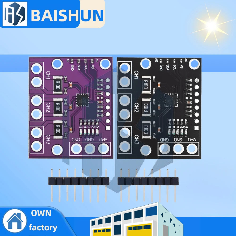 INA3221 Triple-channel Module High-side Measurement Shunt Bus Voltage Zpaxo