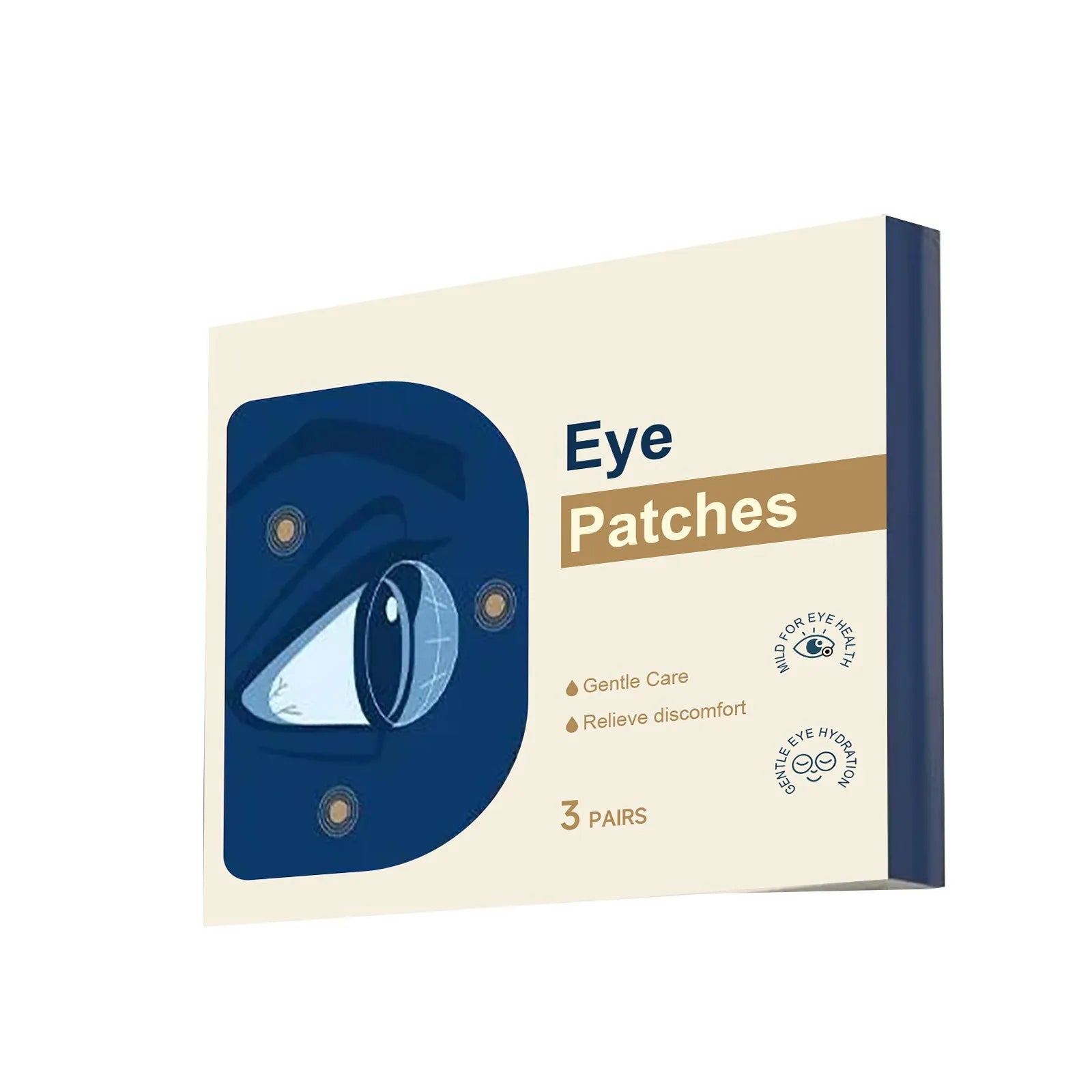 Mint Eye Soothing Cooling Patches – Herbal Eye Relief 6pcs Eye Soothing Patch Zpaxo 6pcs Boxed