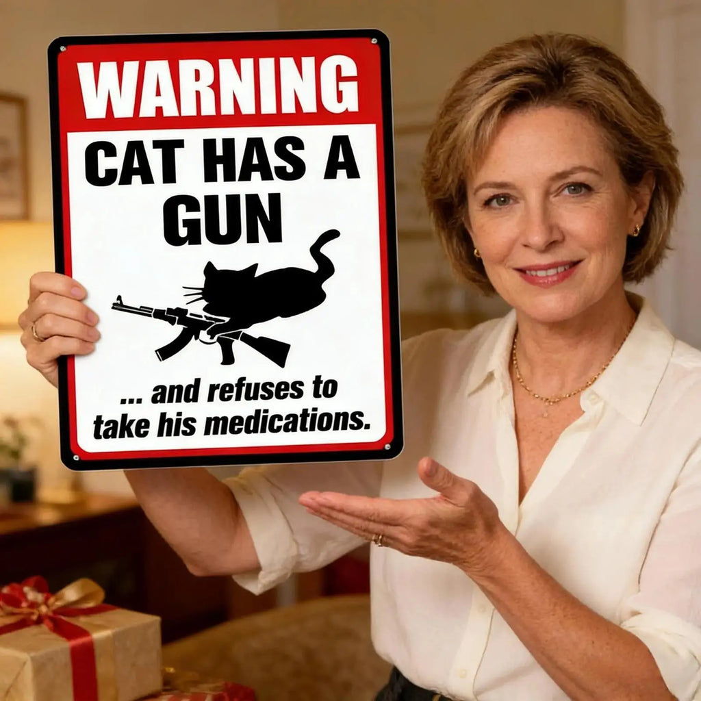 Warning Signs Funny Humorous Waterproof Non Drilling Beware Dog Fence