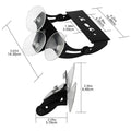 Universal Fog Light Mounting Brackets Bumper LED Work Suction Cup