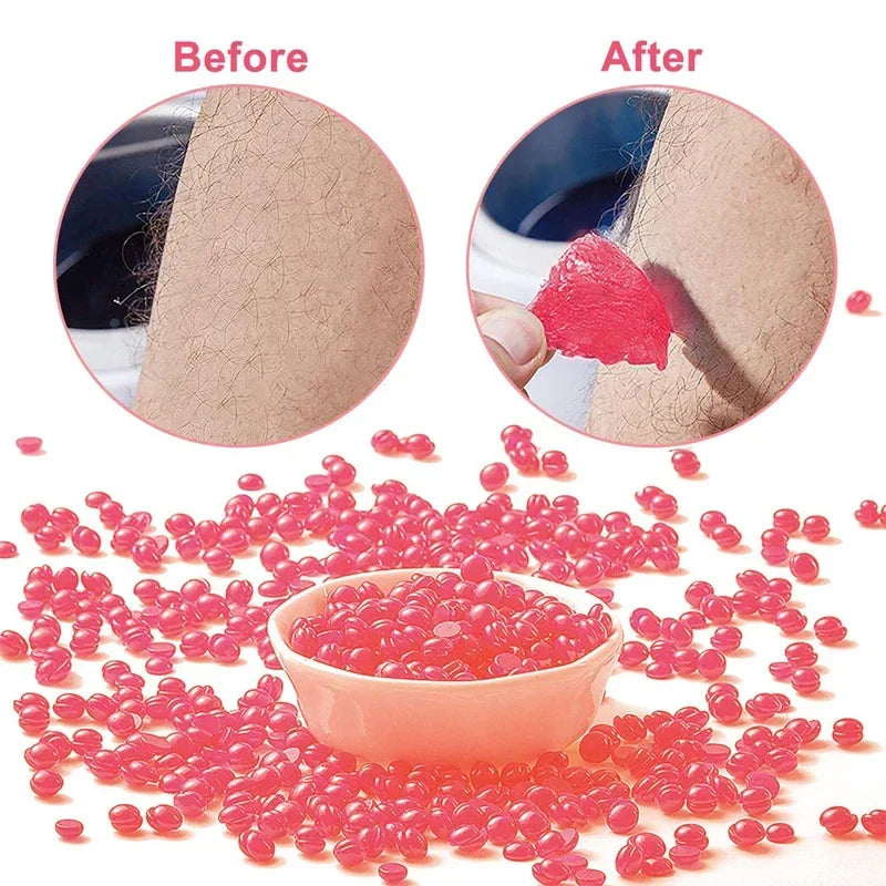2026 1000g/500g/50g Wax Beans for Hair Removal Fast Painless Body Bikini Wax for Heater Machine Use in Beauty Salons And Home Zpaxo