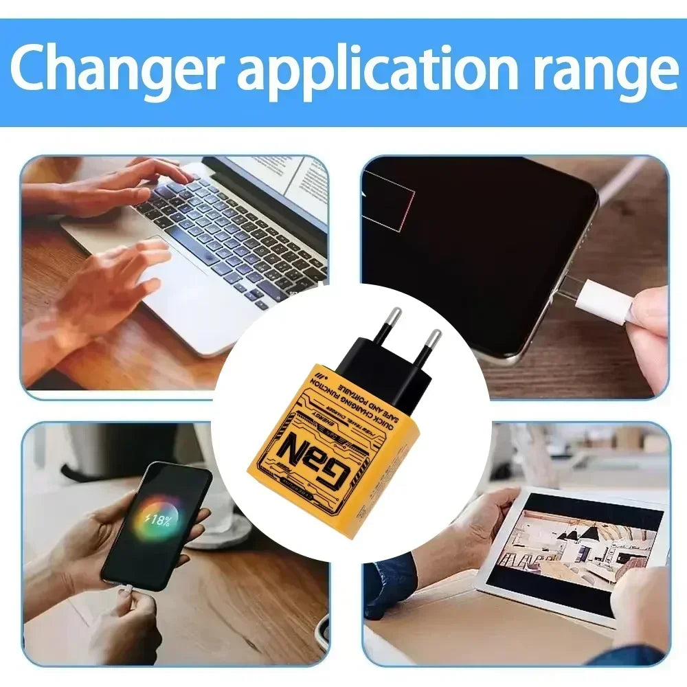 145W Ultra Fast Charging 3-ports Pd Usb Type-c Qc 3 0 Charge Adapter