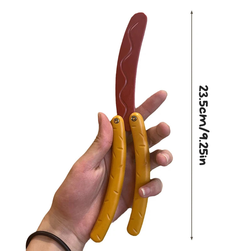 3D Printing Gravity Dog Butterfly Knife Banana Radish Model Push Card