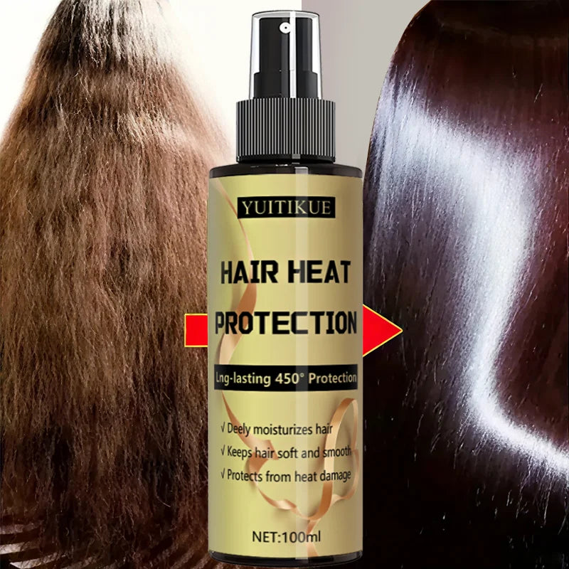 YUITIKUE Silk Care Heat Protection Spray for Curly Hair Heat Protection Spray Zpaxo