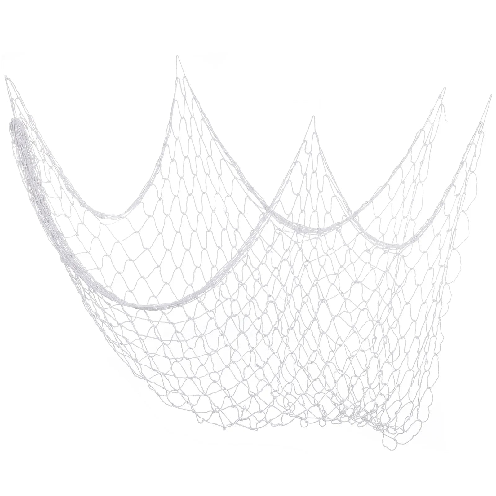 White Fishing Net Nautical Seaside Decor Beach Party Home Wall