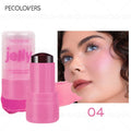 Christmas Multifunctional Jelly Blush Stick Silky Smooth Nude Makeup