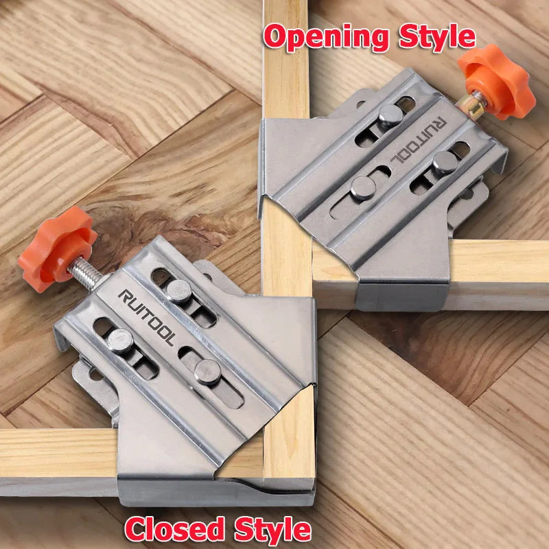 90° Right Angle Corner Clamp – Stainless Steel Woodworking Tool Corner Clamp Zpaxo
