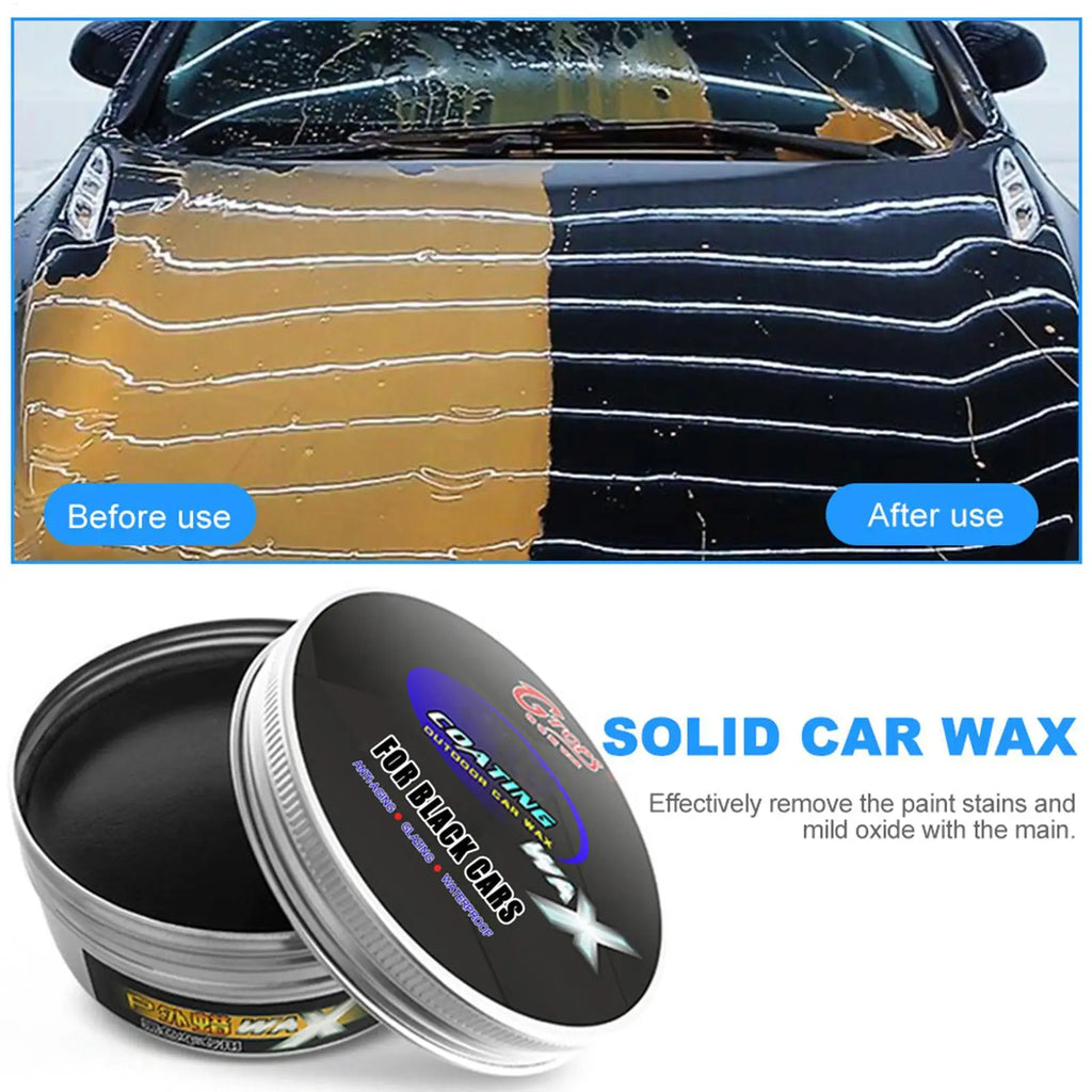 Black Car Wax Polish Scratch Remover UV Protection Maintenance