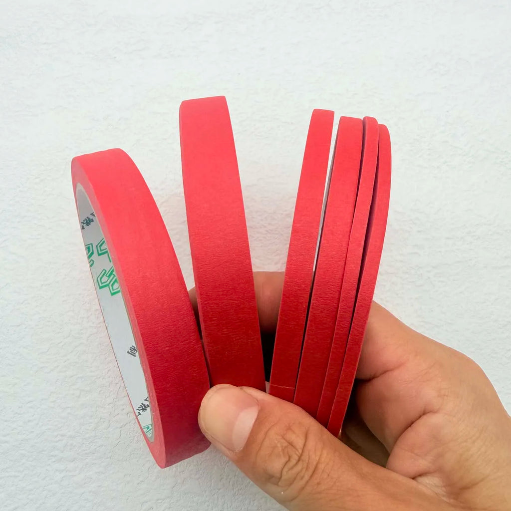 6-Pack Red Decorative Masking Tape – DIY, Diary & Crafts Decorative Craft Tape Zpaxo