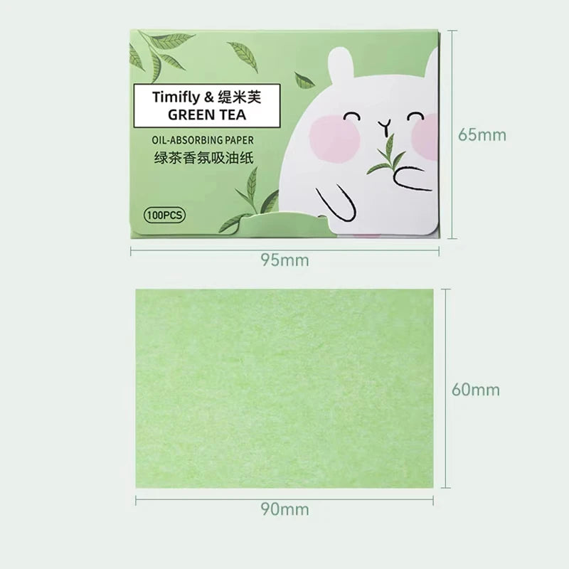 100pcs Fragrance Facial Oil Absorbing Paper facial absorbent paper Face Oil Absorbing Sheets Makeup Tools Skin Care for Women Zpaxo