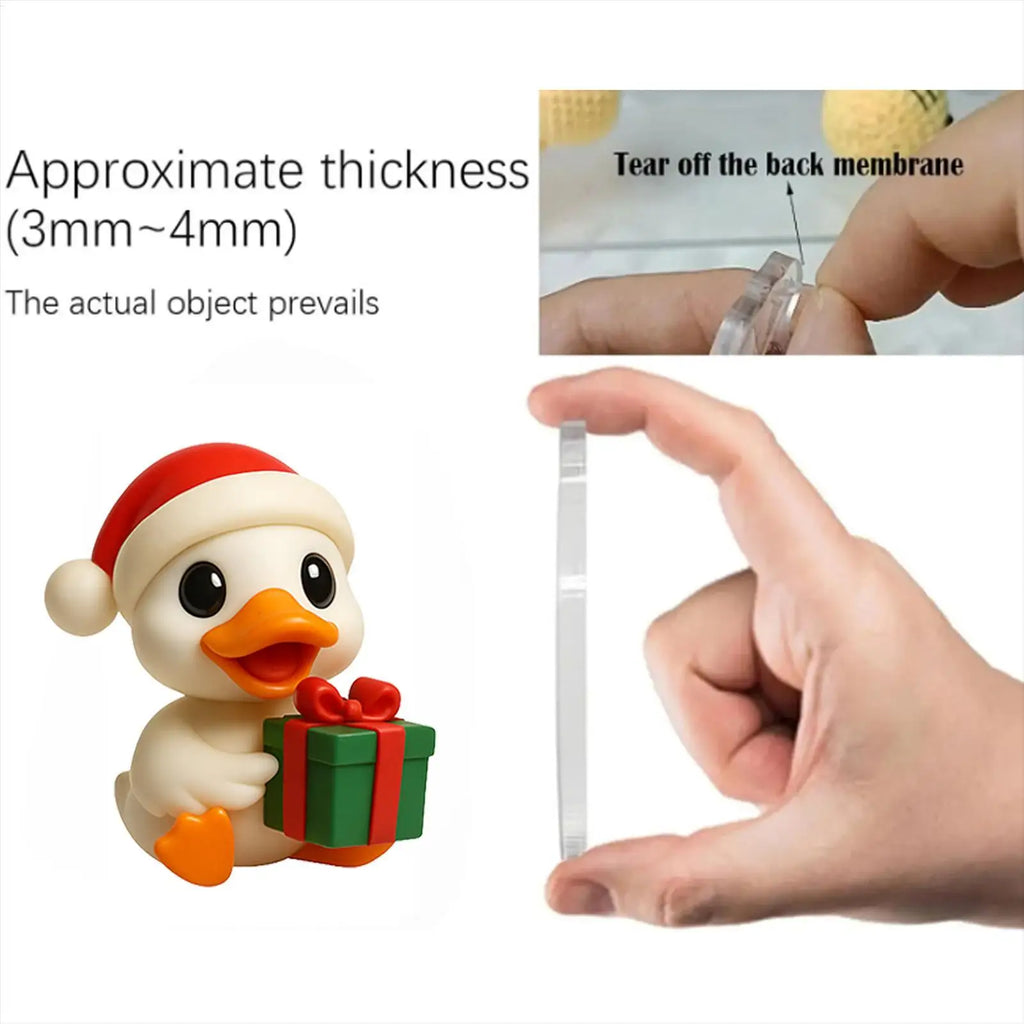 Duck Christmas Countdown 2D Acrylic Ornaments 24 Days Advent Calendar