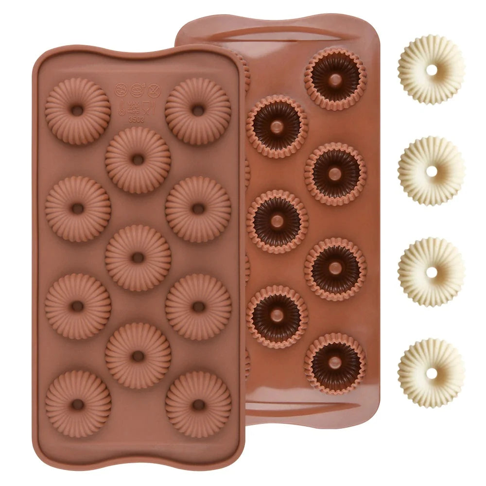 3D Mini Spiral Shape Silicone Cake Mold Mousse Dessert Baking Chocolate Donuts Bakeware Pastry Mould Zpaxo Default Title