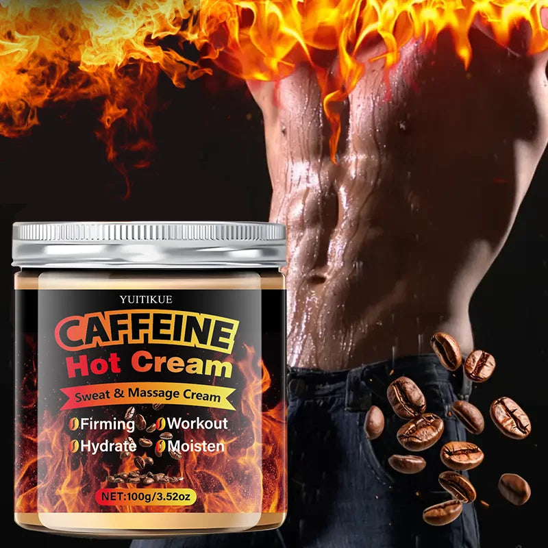 YUITIKUE Caffeine Hot Cream 100g – Thermogenic Body Sculpting Thermogenic Body Cream Zpaxo