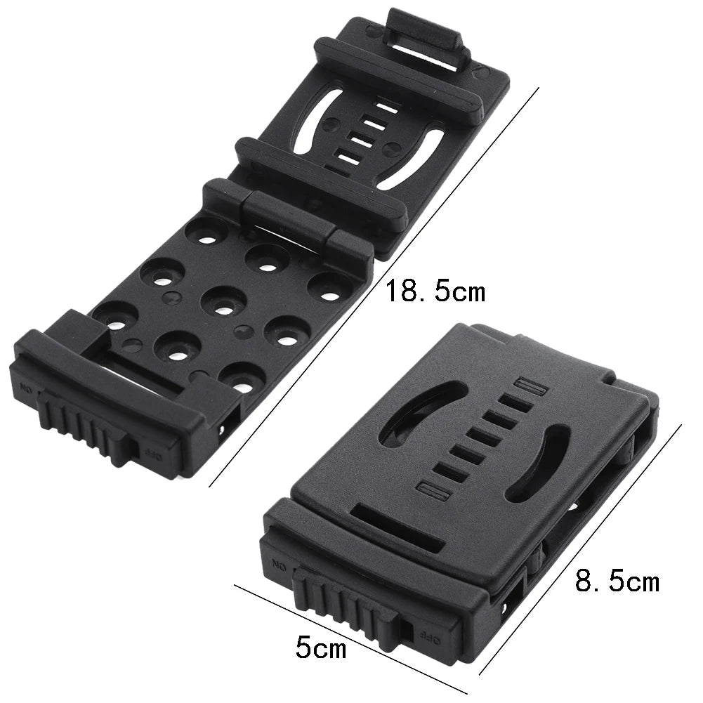 1- Waist Back Clamp Belt Scabbard Portable Molle K Sheath Clip Metal