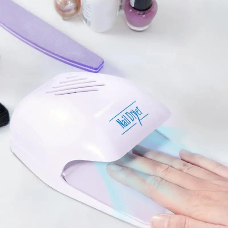 Portable Nail Fan Dryer – Battery-Powered Polish Dryer Nail Fan Dryer Zpaxo