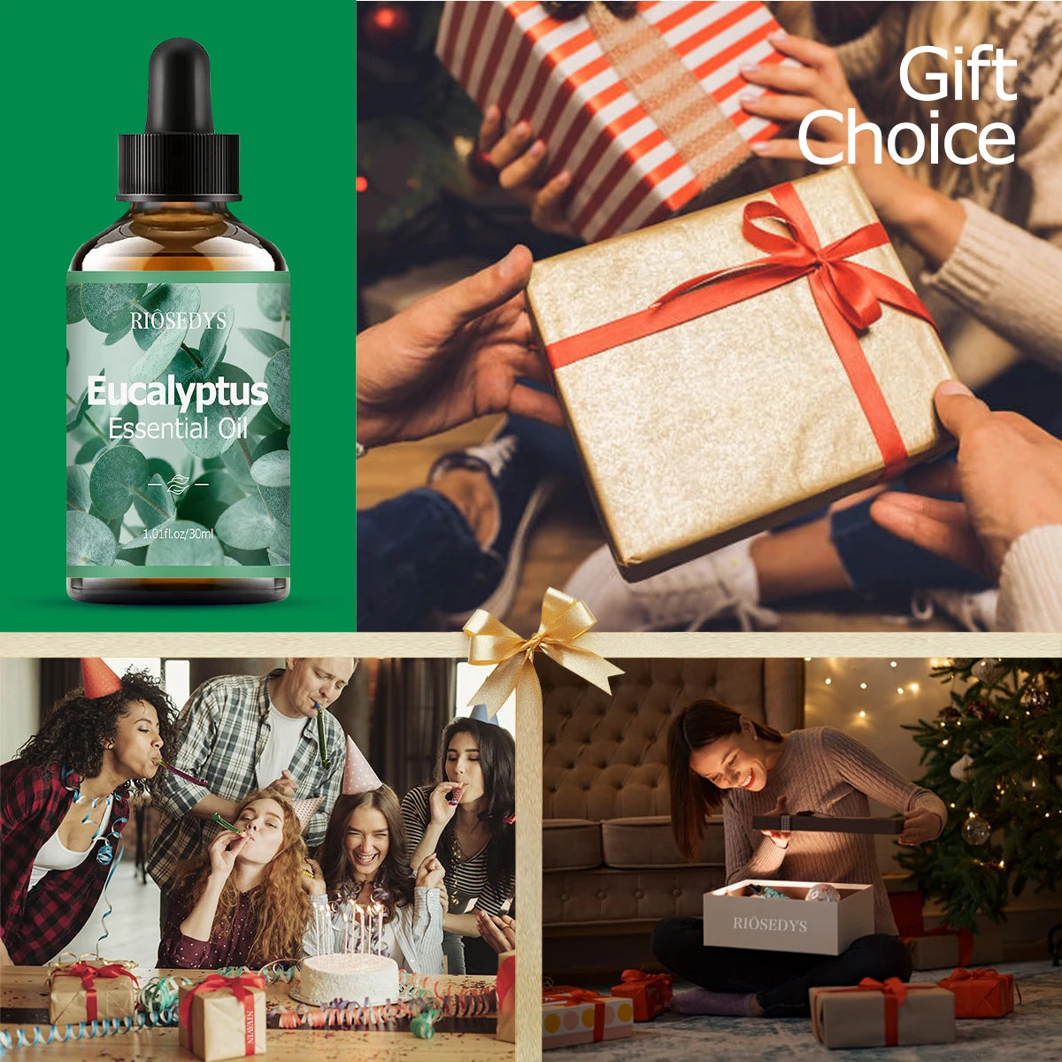 Eucalyptus Essential Oil Botanical Fragrance Nourishes Hair Provides Zpaxo
