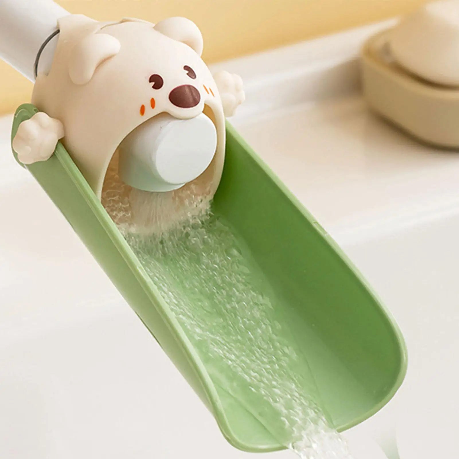 Cartoon Animal Faucet Extender for Kids – Baby Hand Washing Kids Faucet Extender Zpaxo