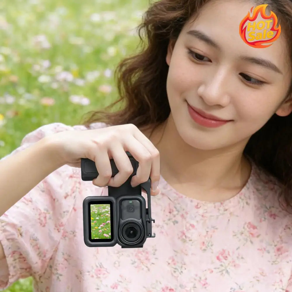 Hand Grip for Osmo Nano Street Photography Accessories Quick Release Rabbit Cage Grip Frame Handle Kit Protective Frame Zpaxo