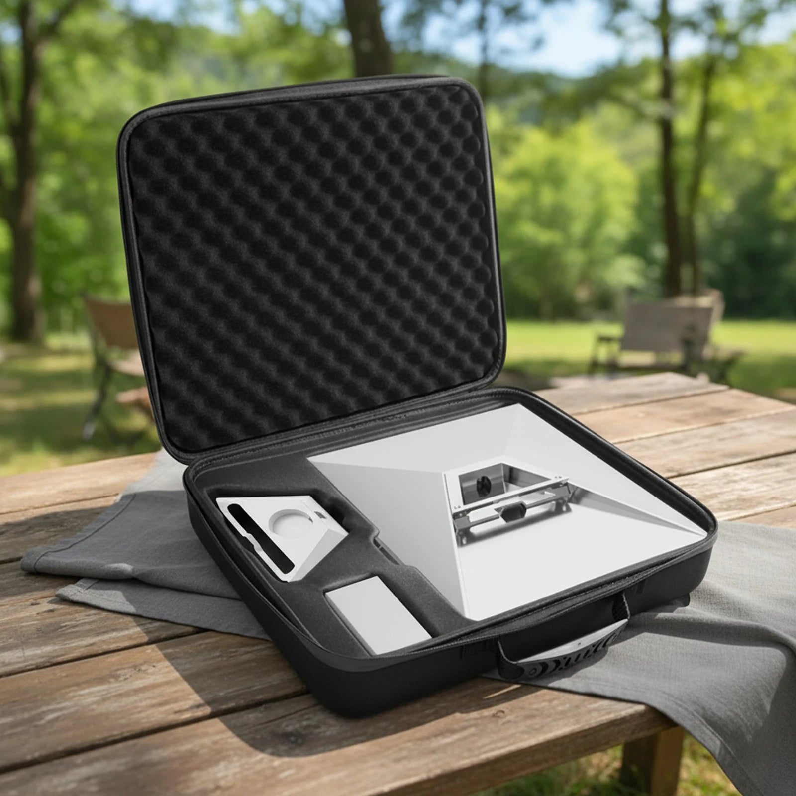 Portable Carry Bag Handle Protective Hard Carrying Case Multiple Zpaxo