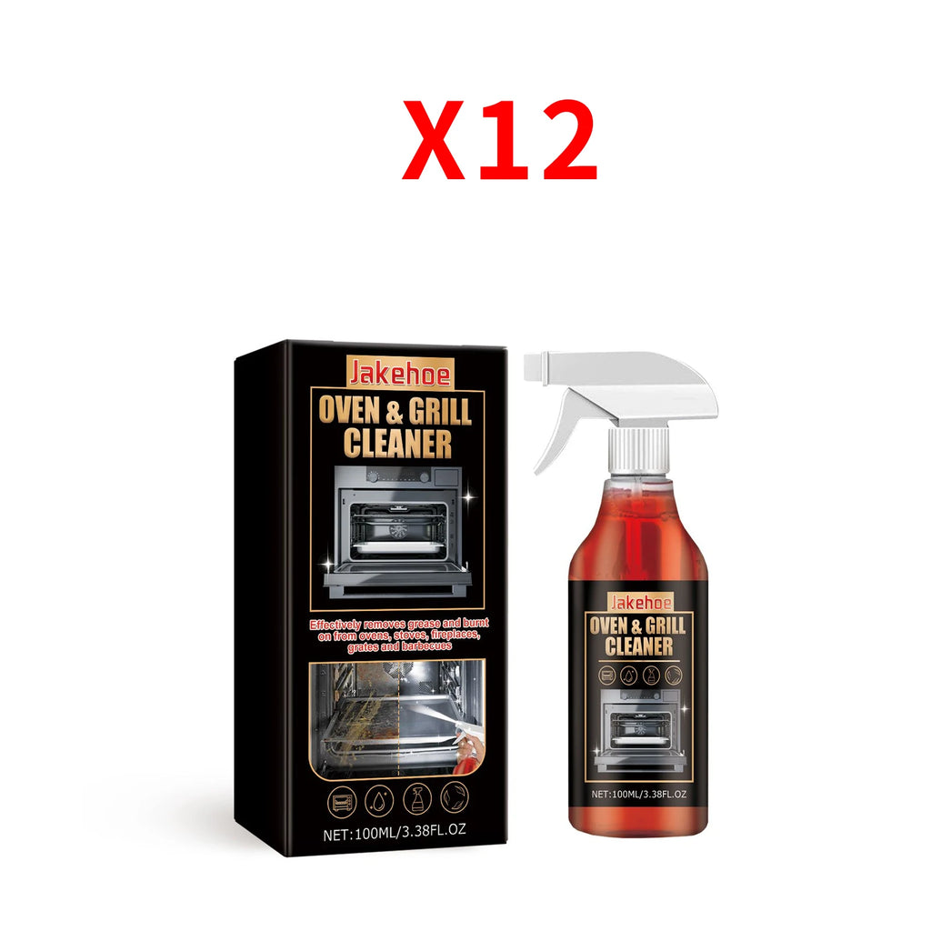 JAKEHOE Oven & Stove Foam Cleaner – Cuts Grease & Grime Fast Oven Foam Cleaner Zpaxo 1200ml boxed
