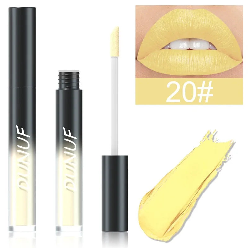 Matte Purple Liquid Lipstick Waterproof Easy To Color Lip Gloss Highly Pigmented Velvet Lip Glaze for Halloween Christmas Makeup Zpaxo 20